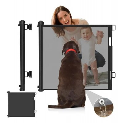 Puerta De Seguridad Retráctil Para Bebe Expandible 300x86 Cm