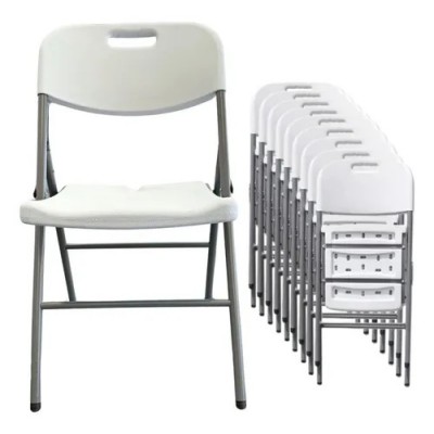 Set 10 Sillas Plegables Jardin Camping Evento Uso Rudo