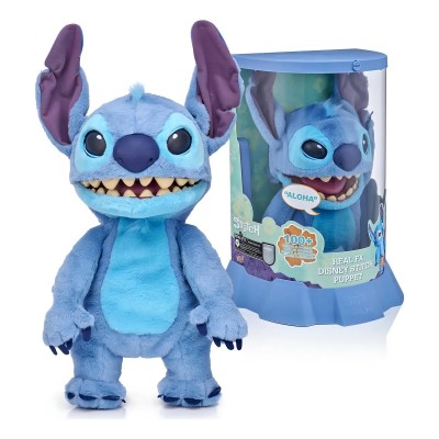 Uau! Cosas: Real Fx Disney Stitch Puppet - Peluche Animatrónico