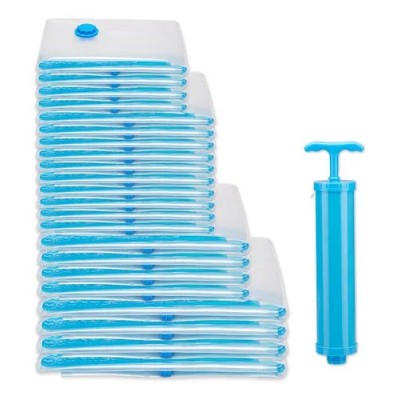 Bolsa De Almacenamiento Al Vacío De Ropa Con Bomba, 22pzs