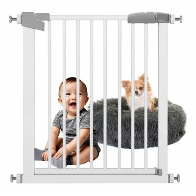 Puerta Reja Metálica De Seguridad Para Bebés Y Mascotas