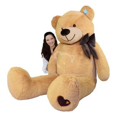 Oso Peluche Gigante Grande 200 Cm Jumbo Corazón +2 Regalos