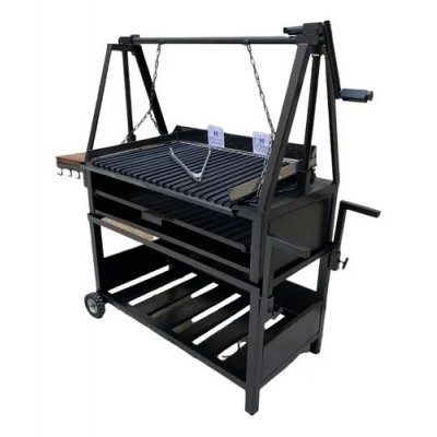 Asadores Tipo Argentino, P/carbón, Desmontable, Uso Rudo